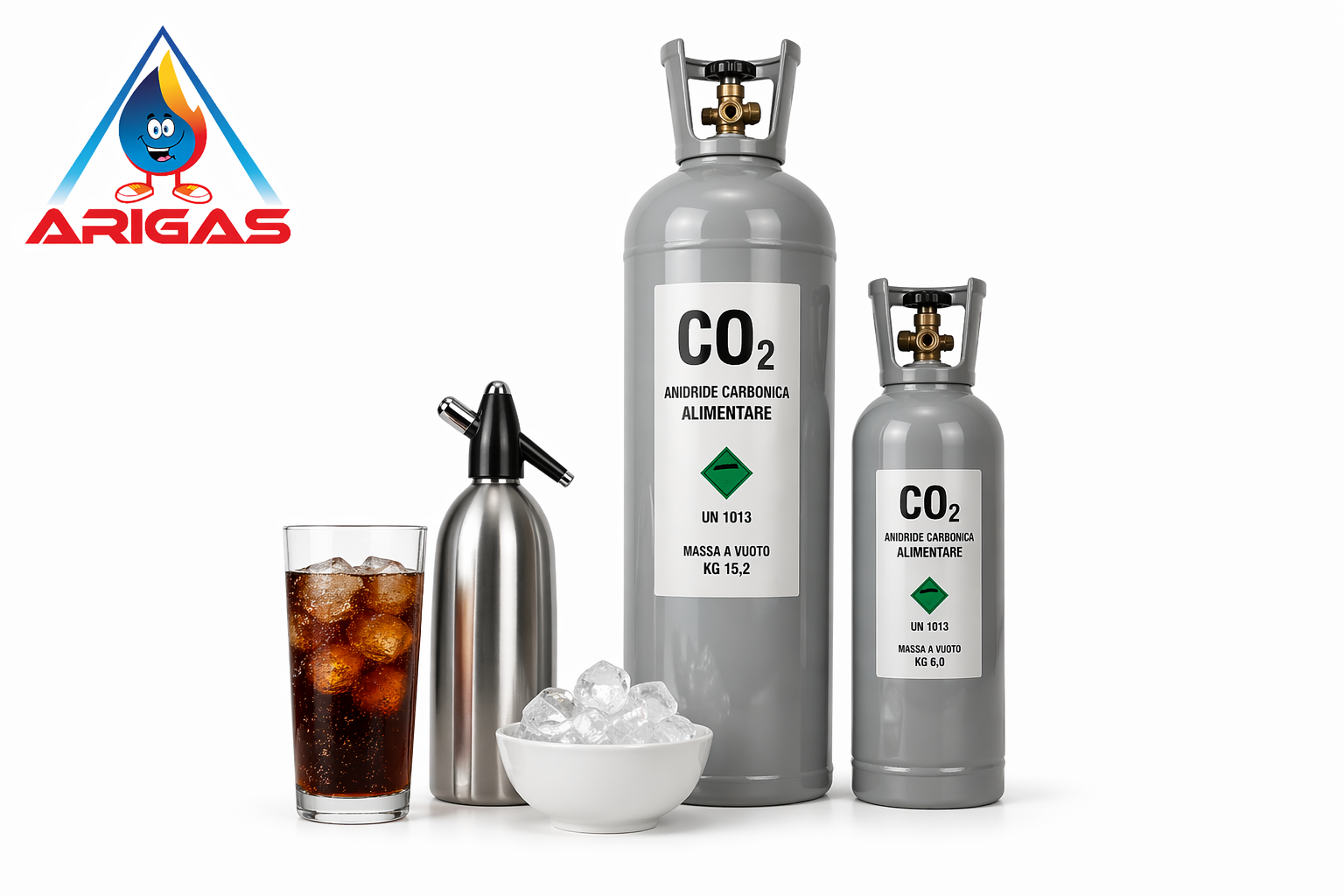 CO2 alimentare per bevande